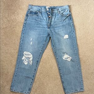 Only Blue Distressed Jeans 30”